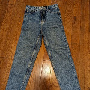 Zara High Rise Mom Jeans